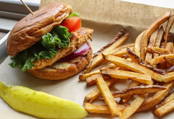 Cast Iron Chicken Sandwich