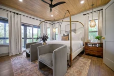 Hygge Hideaway cabin room detail view Broken Bow OK