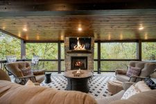 Porch Life at Broken Branch Lodge