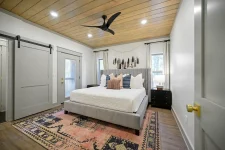 Hygge Hideaway cabin cozy bunk room for guests