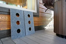 Hygge Hideaway cabin driveway and exterior night or day view