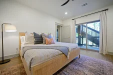Hygge Hideaway cabin second bedroom with comfortable furnishings