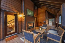 Red Baron Lodge bedroom suite at Pine Lake Resort