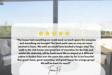 Testimonial at Broken Branch Lodge